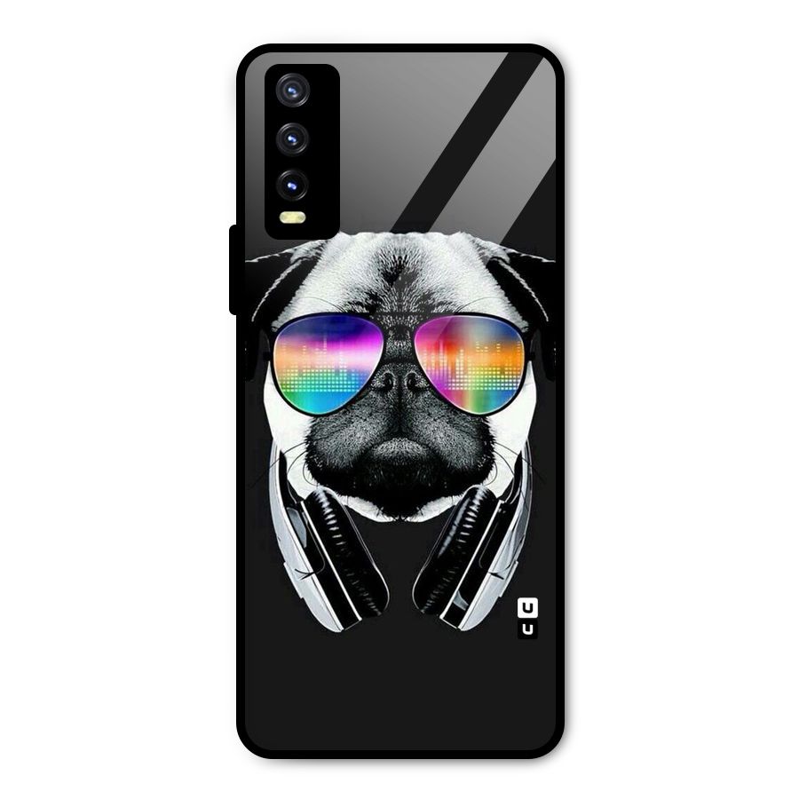 Rainbow Dog Swag Metal Back Case for Vivo Y20