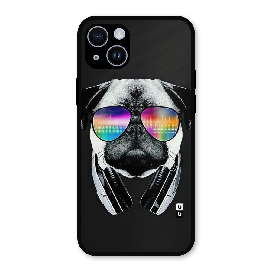 Rainbow Dog Swag Metal Back Case for iPhone 14