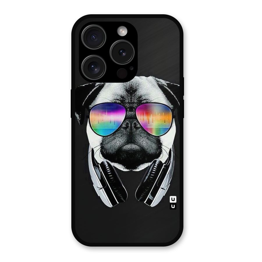 Rainbow Dog Swag Metal Back Case for iPhone 15 Pro