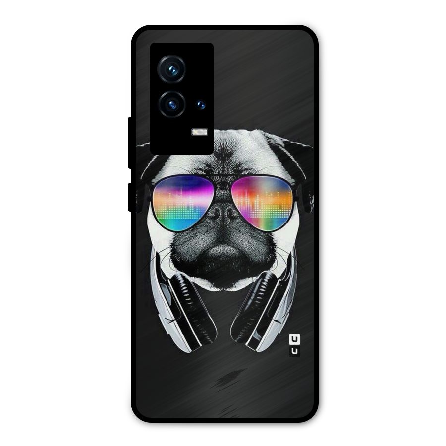 Rainbow Dog Swag Metal Back Case for iQOO 9 5G