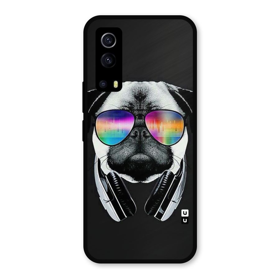 Rainbow Dog Swag Metal Back Case for iQOO Z3