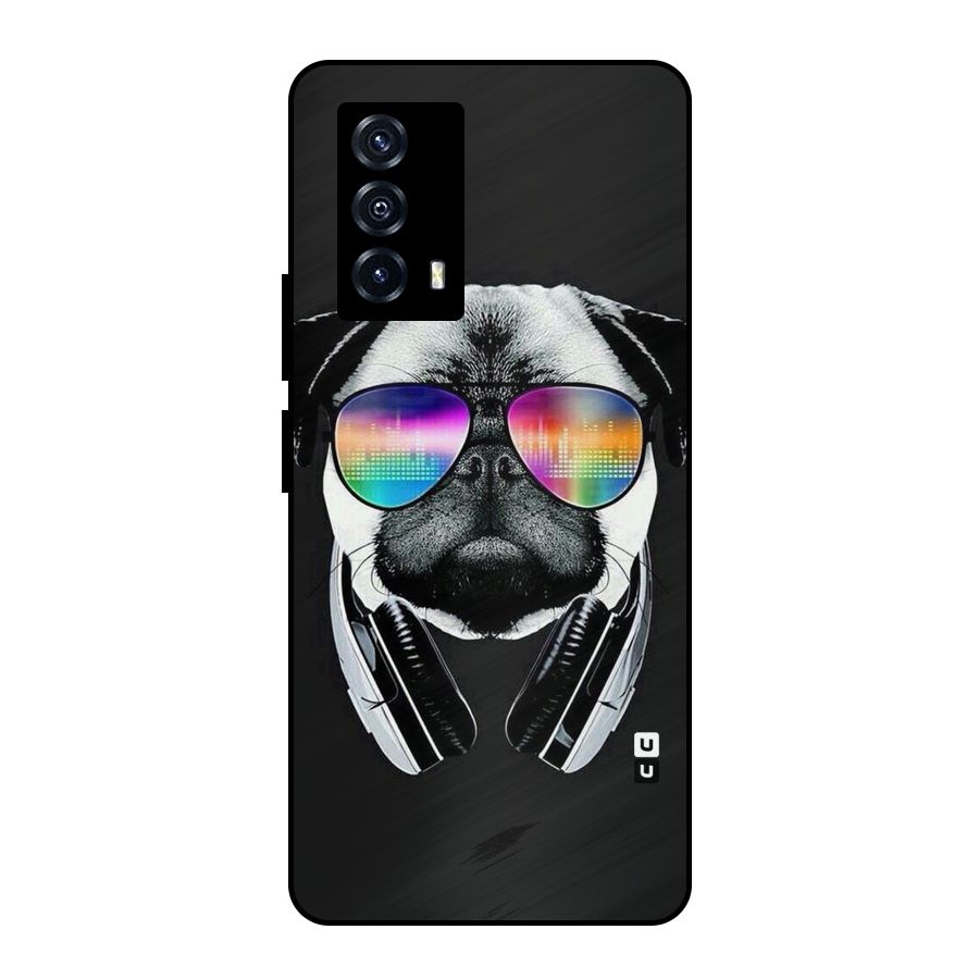 Rainbow Dog Swag Metal Back Case for iQOO Z5