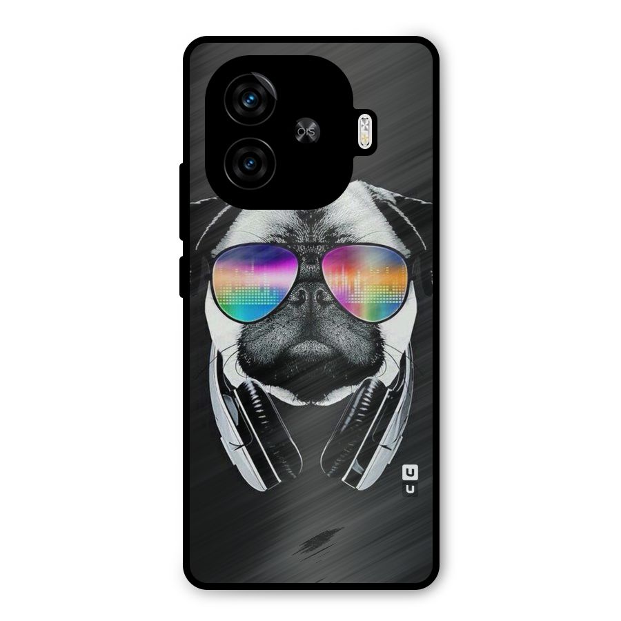 Rainbow Dog Swag Metal Back Case for iQOO Z9 Turbo