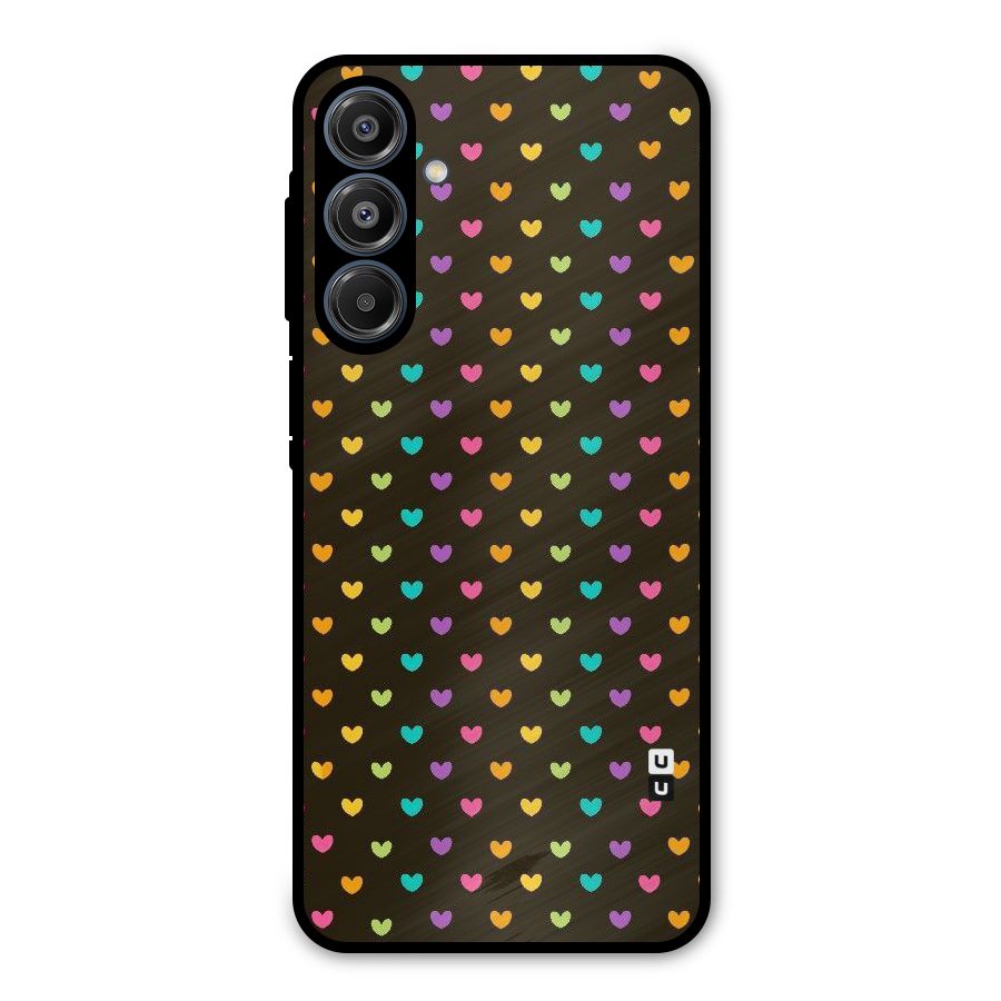 Rainbow Hearts Metal Back Case for Galaxy A16 5G