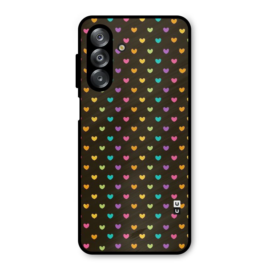 Rainbow Hearts Metal Back Case for Galaxy A26