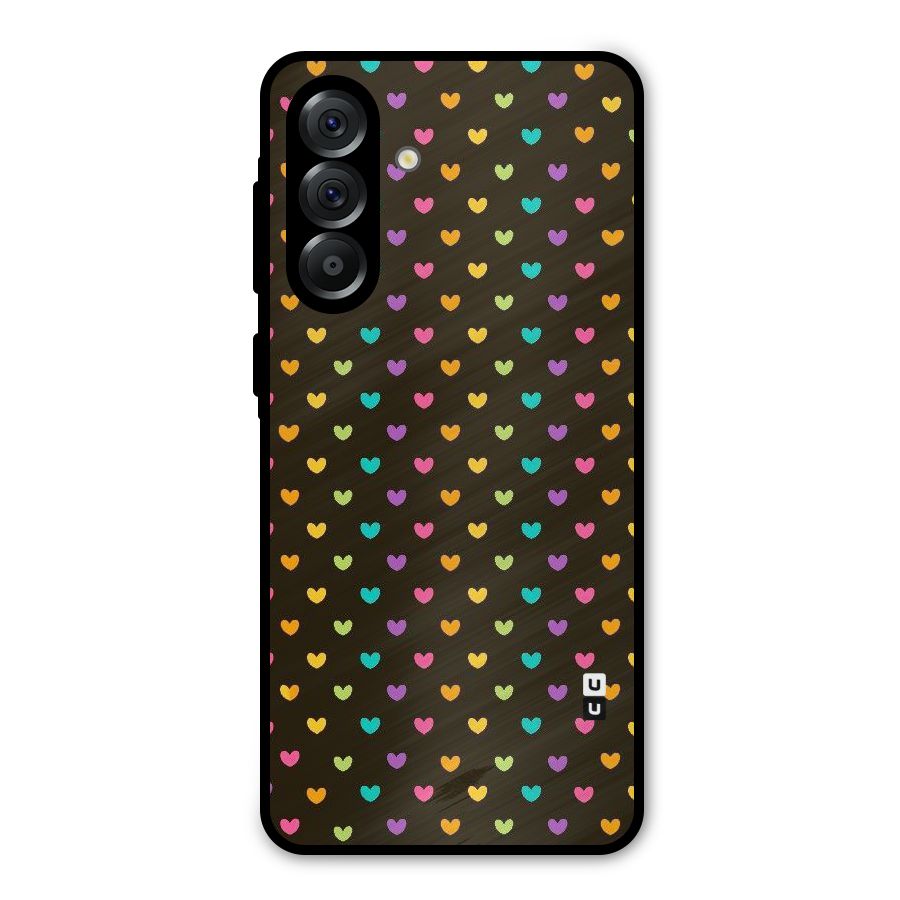 Rainbow Hearts Metal Back Case for Galaxy A36