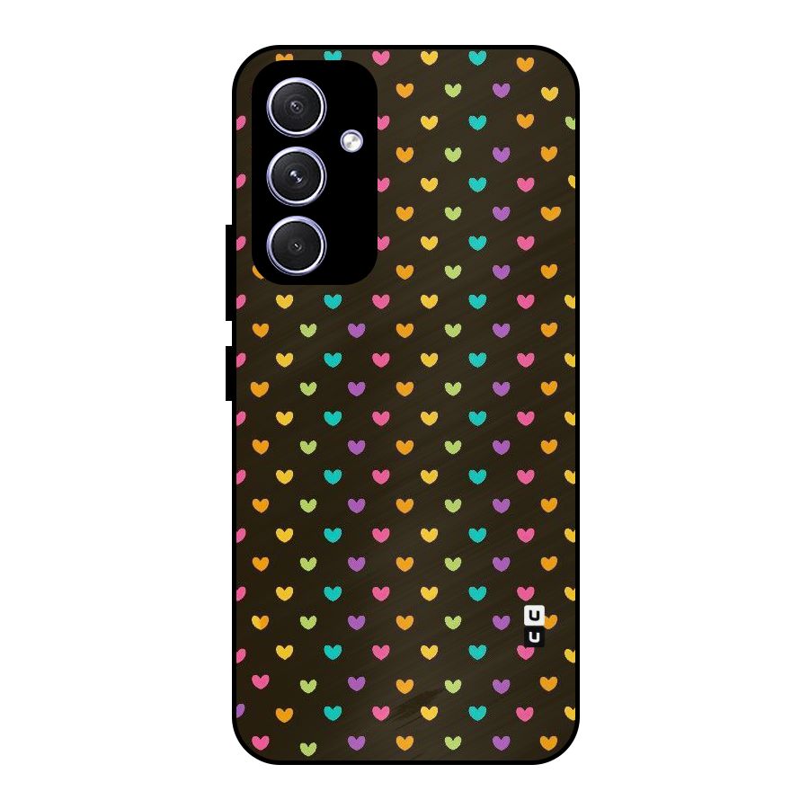 Rainbow Hearts Metal Back Case for Galaxy A54