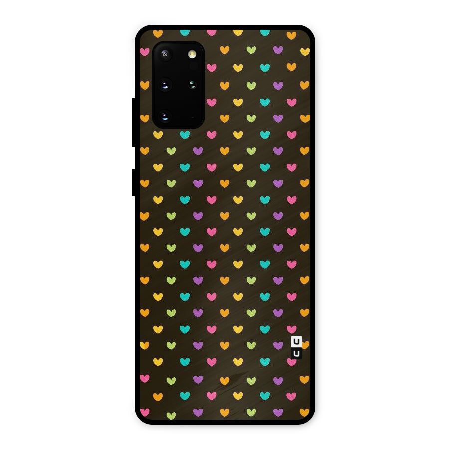 Rainbow Hearts Metal Back Case for Galaxy S20 Plus