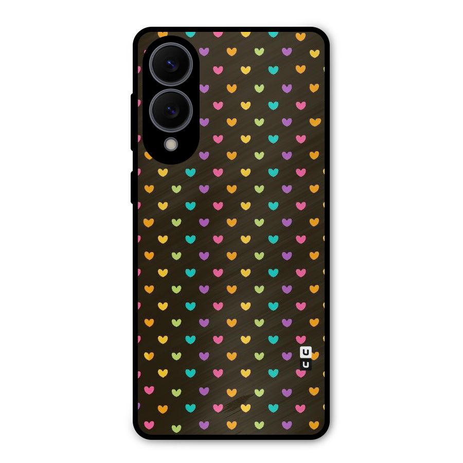 Rainbow Hearts Metal Back Case for Galaxy S25 Edge