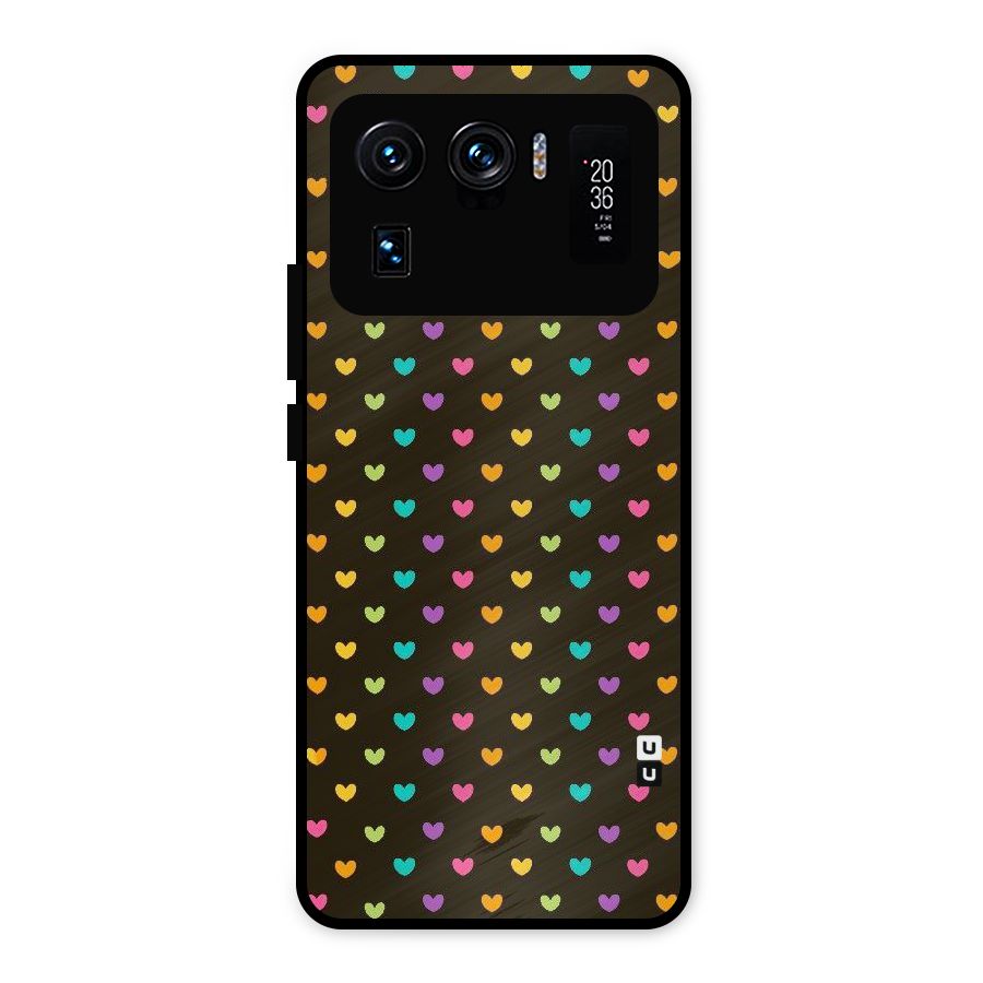 Rainbow Hearts Metal Back Case for Mi 11 Ultra