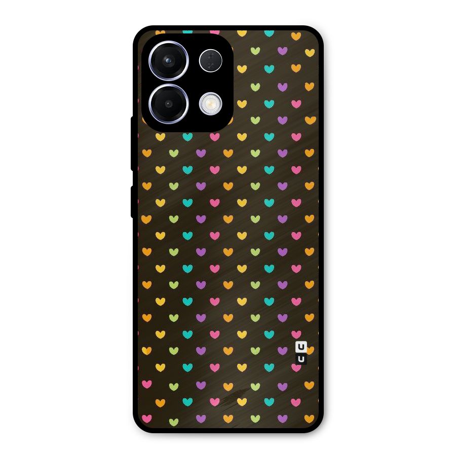 Rainbow Hearts Metal Back Case for Oppo K13