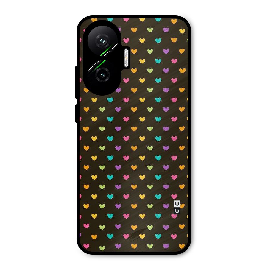 Rainbow Hearts Metal Back Case for Poco F7