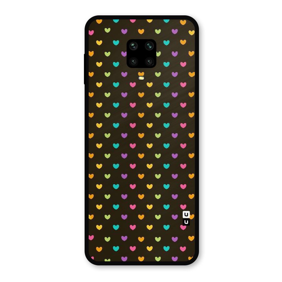 Rainbow Hearts Metal Back Case for Poco M2