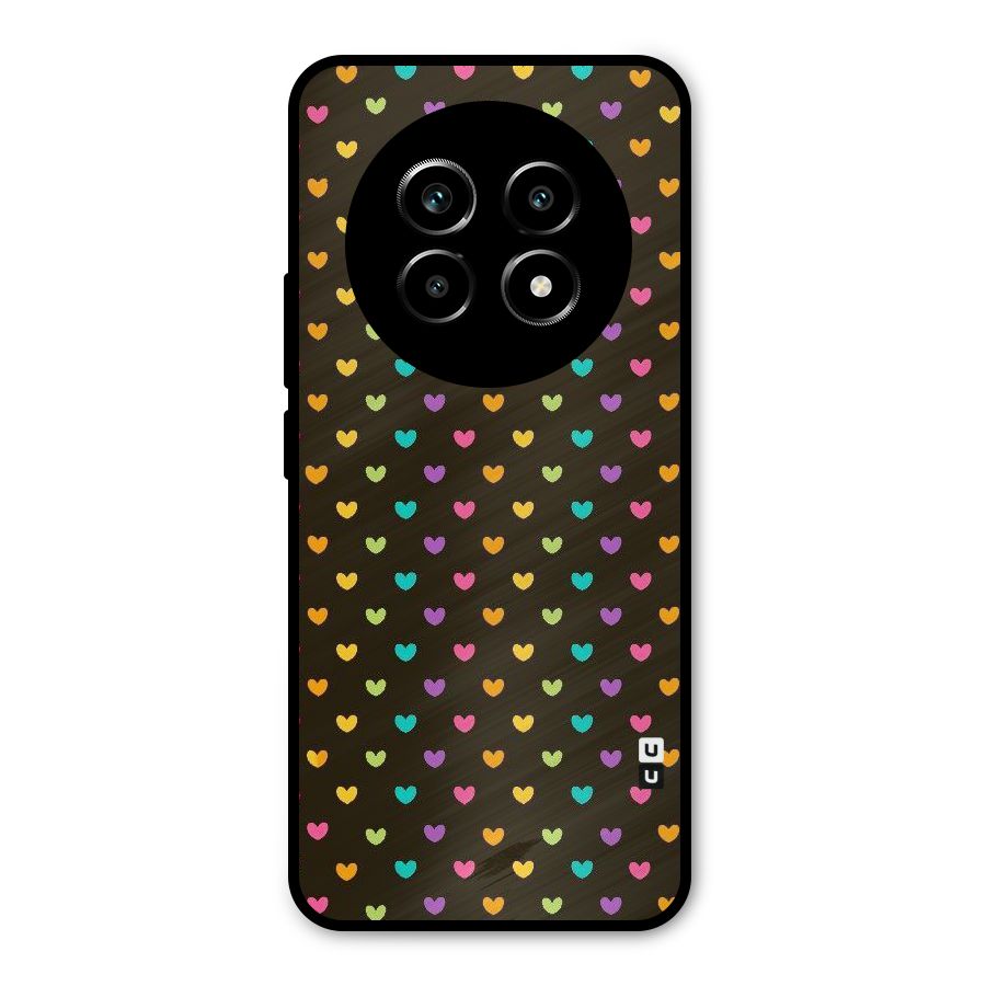 Rainbow Hearts Metal Back Case for Realme 13 Pro
