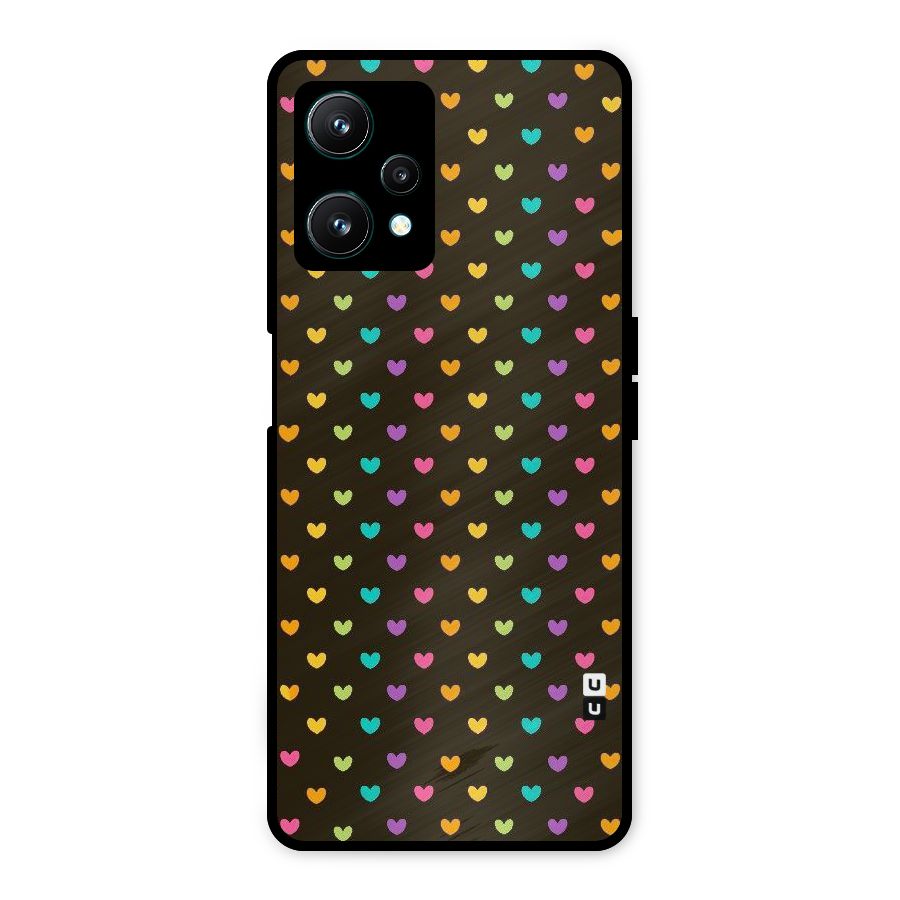 Rainbow Hearts Metal Back Case for Realme 9 Pro 5G