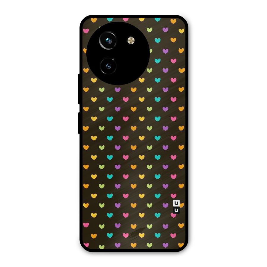 Rainbow Hearts Metal Back Case for Vivo T3x