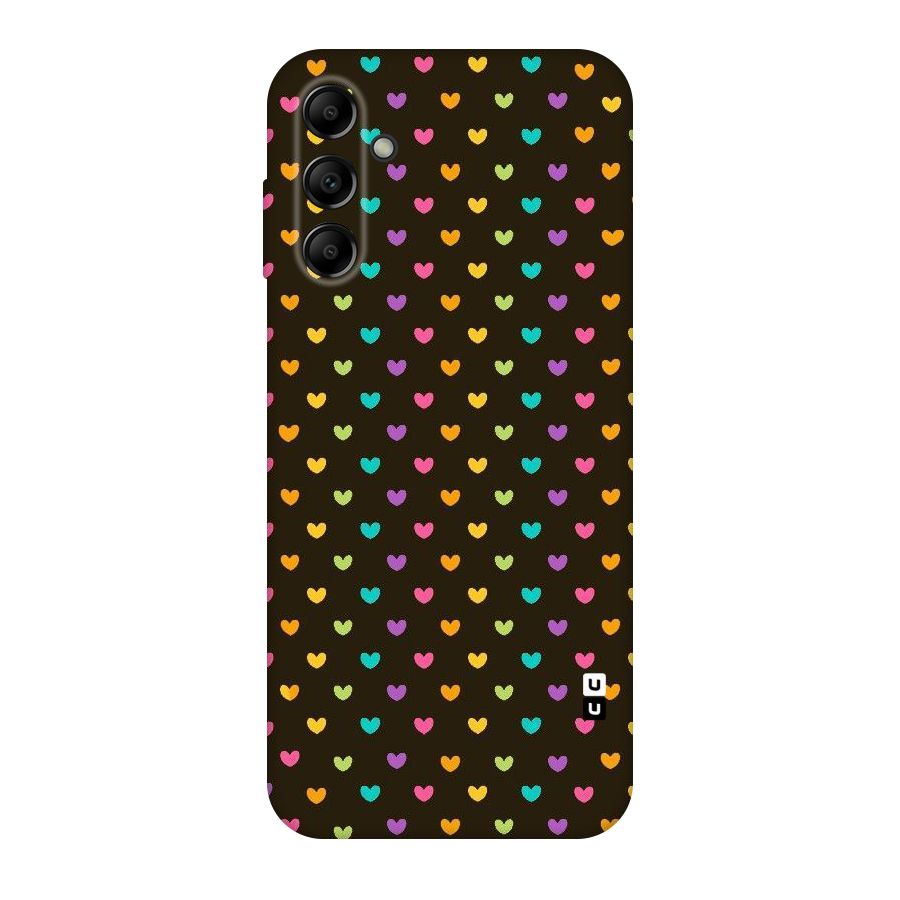 Rainbow Hearts Original Polycarbonate Back Case for Galaxy A14 5G