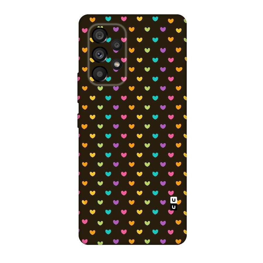 Rainbow Hearts Original Polycarbonate Back Case for Galaxy A53 5G