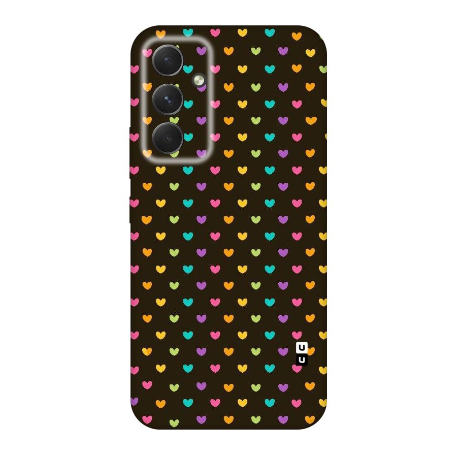 Rainbow Hearts Original Polycarbonate Back Case for Galaxy A54