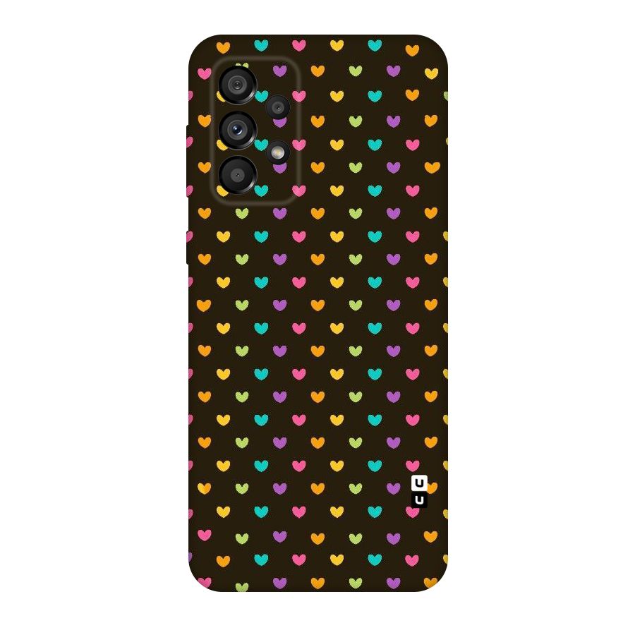 Rainbow Hearts Original Polycarbonate Back Case for Galaxy A73 5G