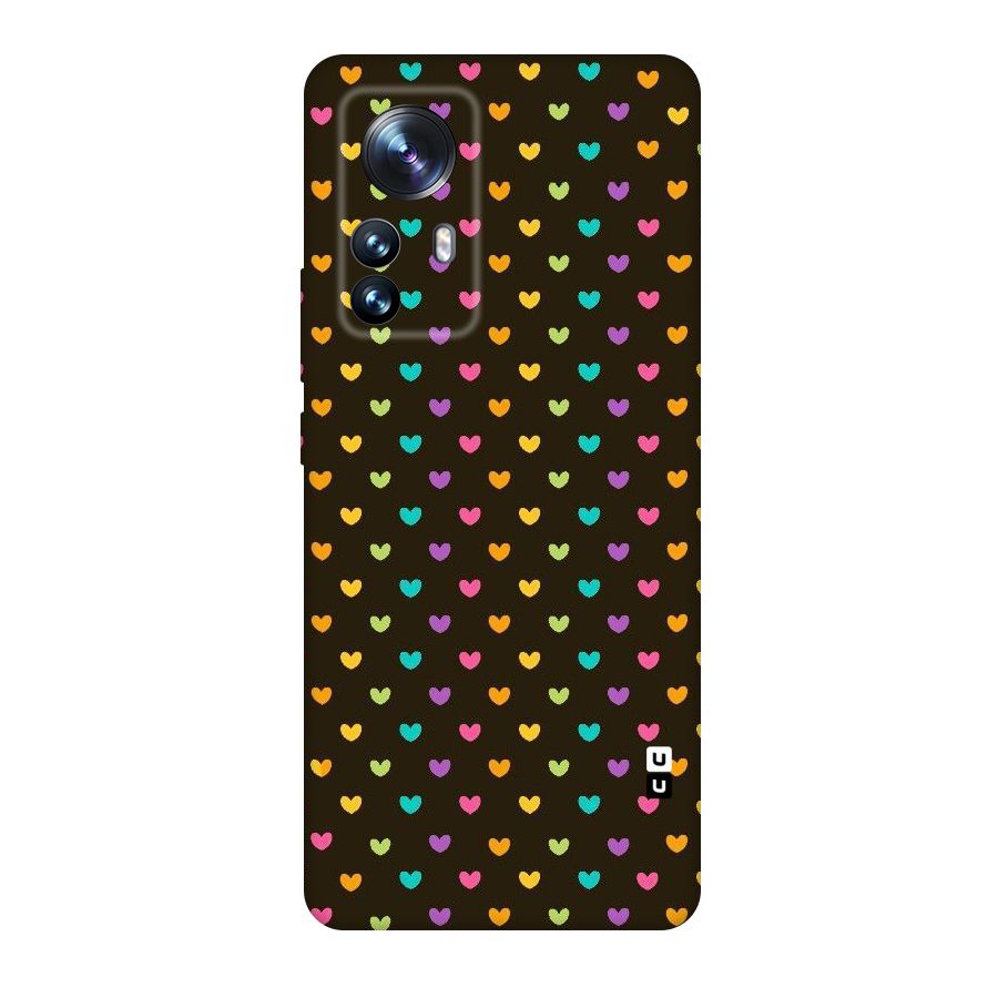 Rainbow Hearts Original Polycarbonate Back Case for Xiaomi 12 Pro