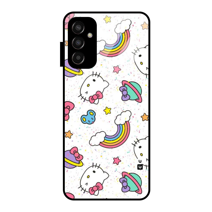 Rainbow Kit Tee Glass Back Case for Galaxy F13