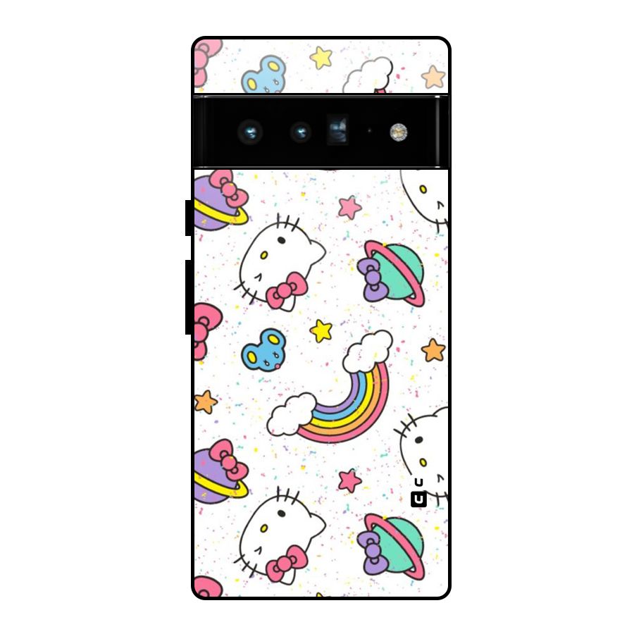 Rainbow Kit Tee Glass Back Case for Google Pixel 6 Pro