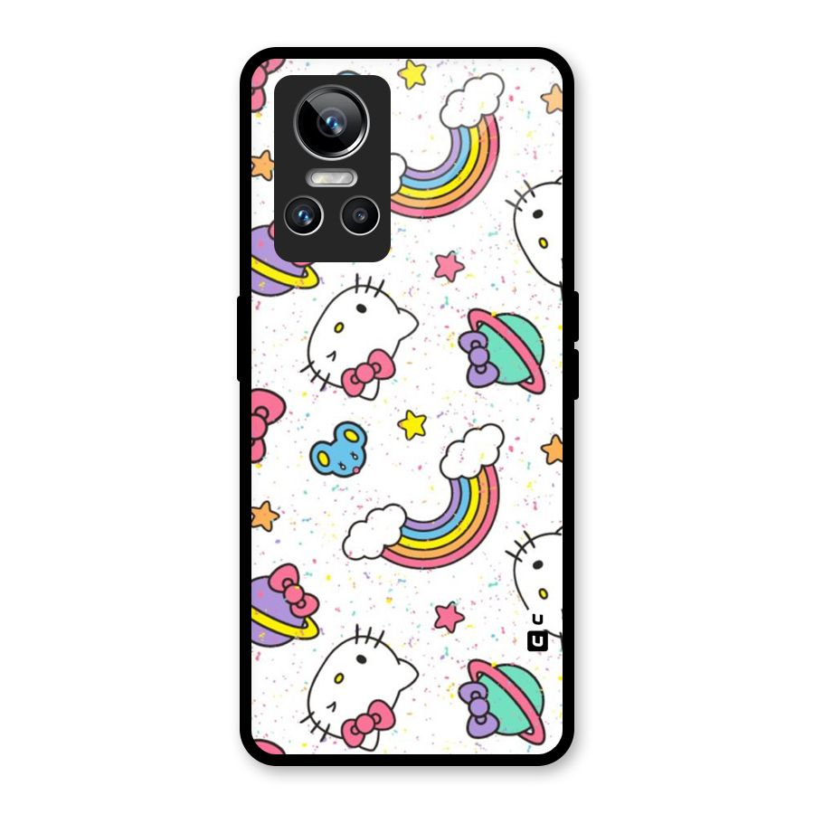 Rainbow Kit Tee Glass Back Case for Realme GT Neo 3
