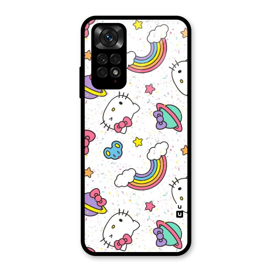 Rainbow Kit Tee Glass Back Case for Redmi Note 11S