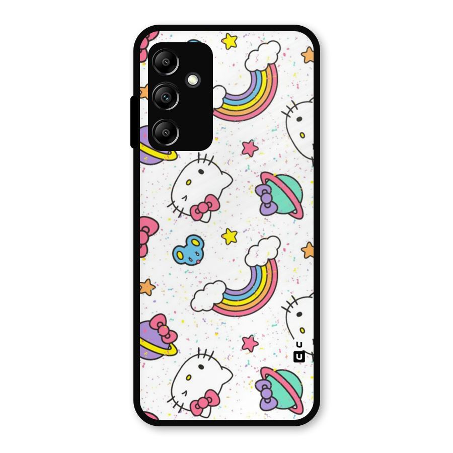 Rainbow Kit Tee Metal Back Case for Galaxy A14 5G