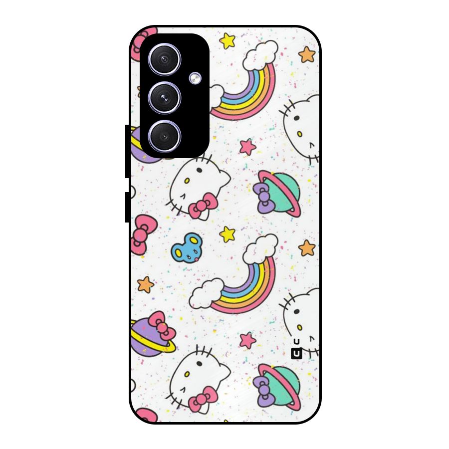Rainbow Kit Tee Metal Back Case for Galaxy A54