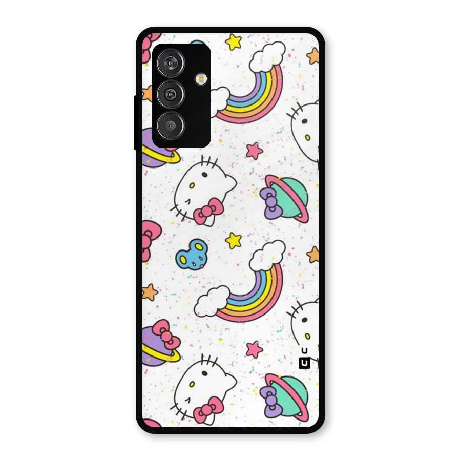 Rainbow Kit Tee Metal Back Case for Galaxy F13