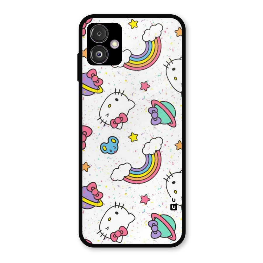 Rainbow Kit Tee Metal Back Case for Galaxy F14