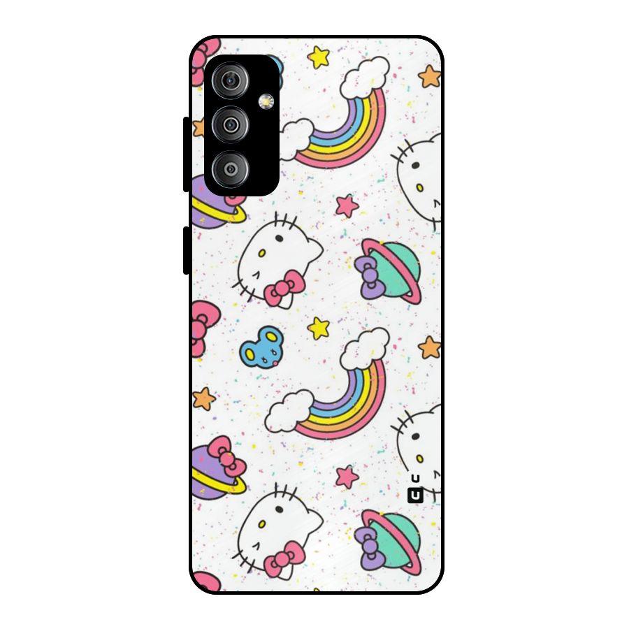 Rainbow Kit Tee Metal Back Case for Galaxy F23
