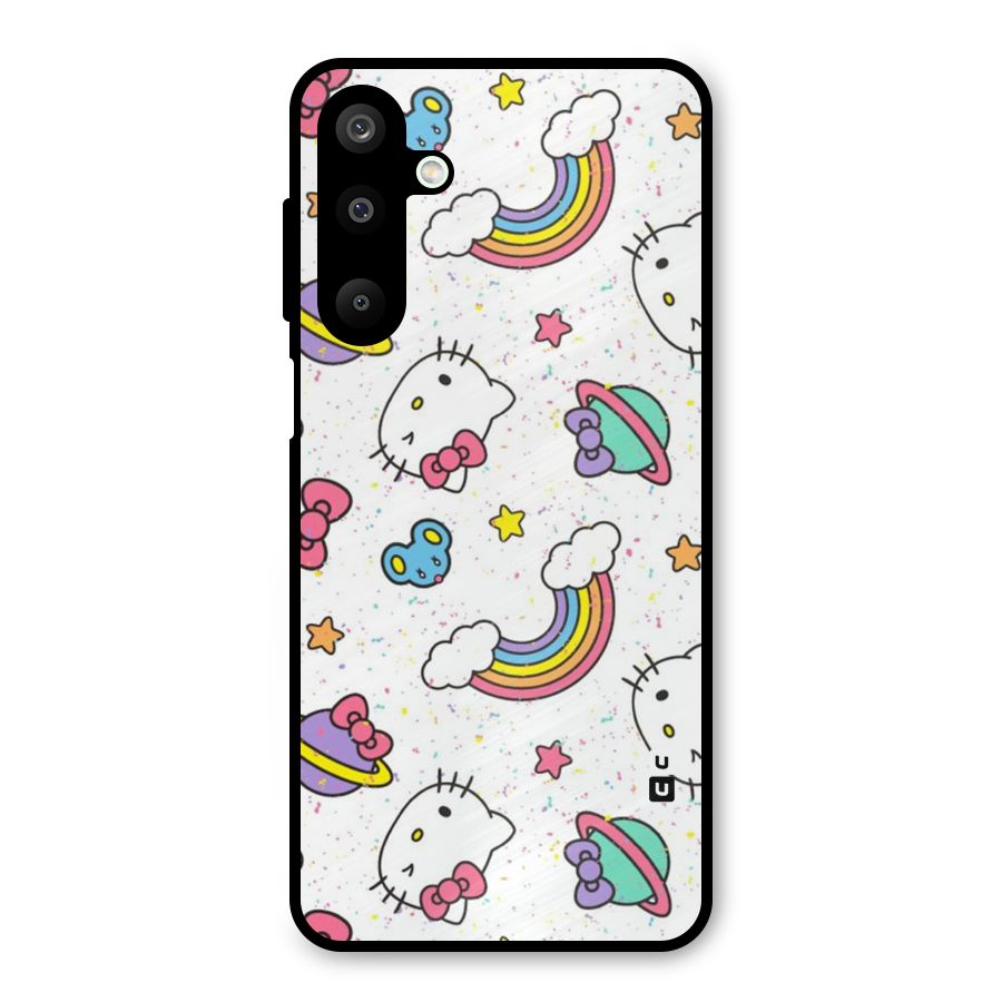 Rainbow Kit Tee Metal Back Case for Galaxy M16
