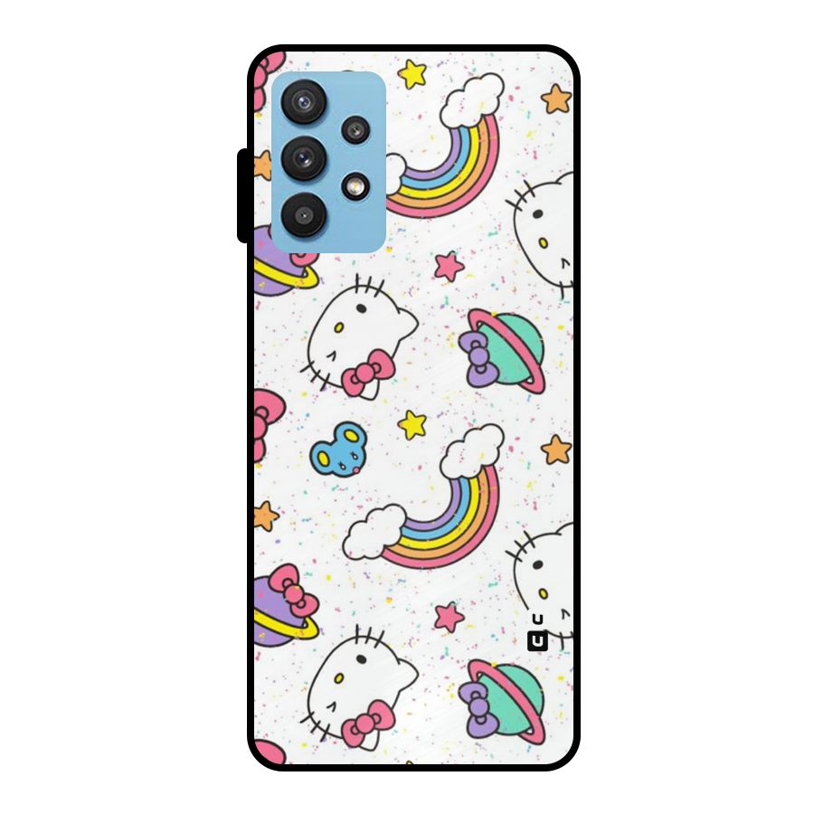 Rainbow Kit Tee Metal Back Case for Galaxy M32 5G