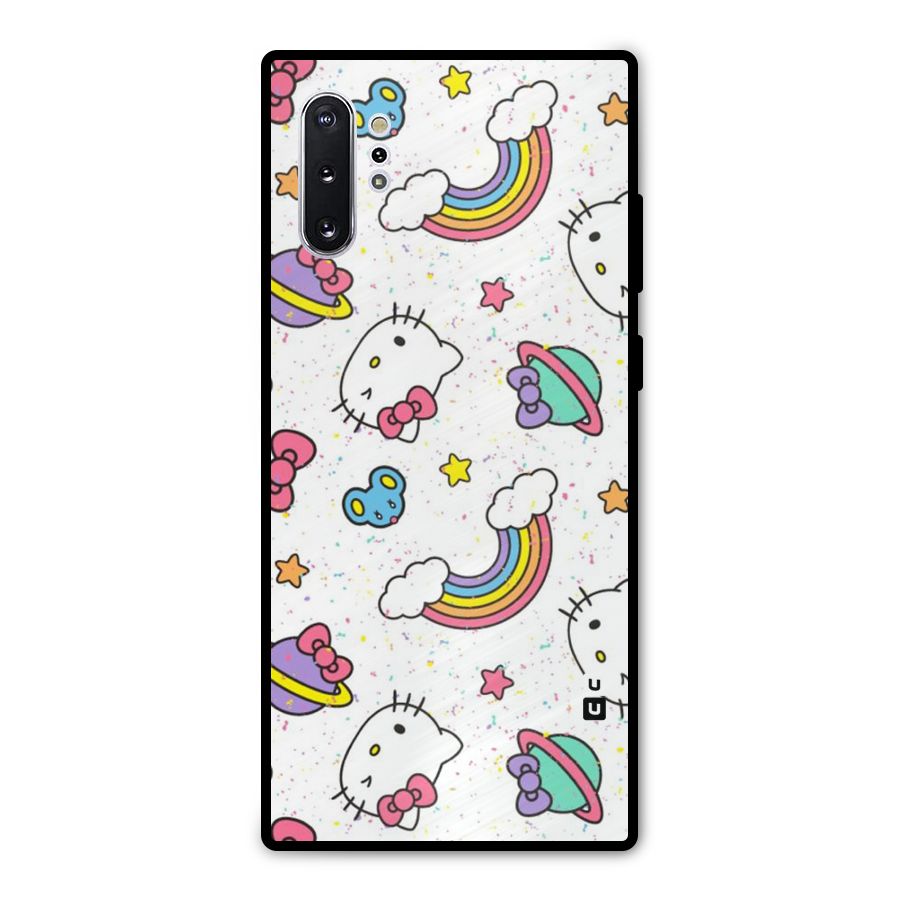 Rainbow Kit Tee Metal Back Case for Galaxy Note 10 Plus