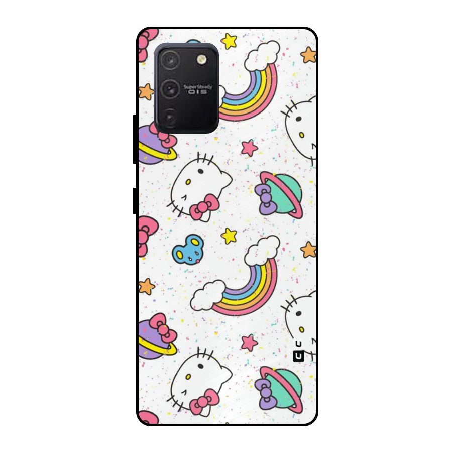 Rainbow Kit Tee Metal Back Case for Galaxy S10 Lite