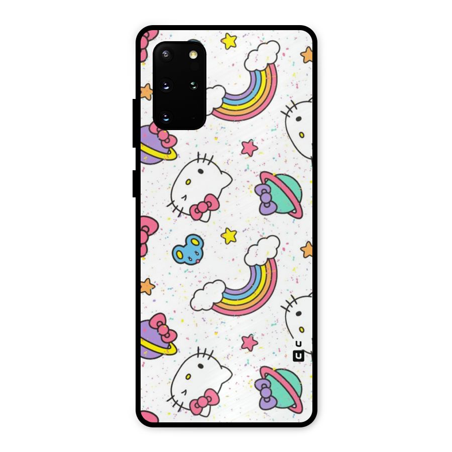 Rainbow Kit Tee Metal Back Case for Galaxy S20 Plus