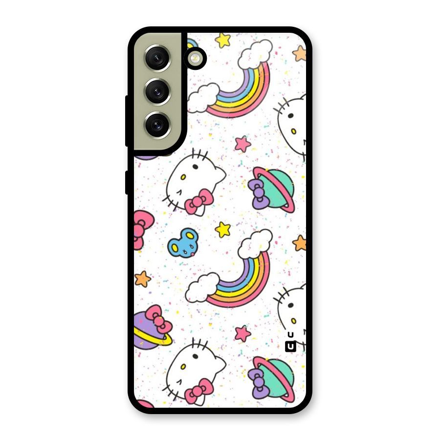 Rainbow Kit Tee Metal Back Case for Galaxy S21 FE 5G (2023)