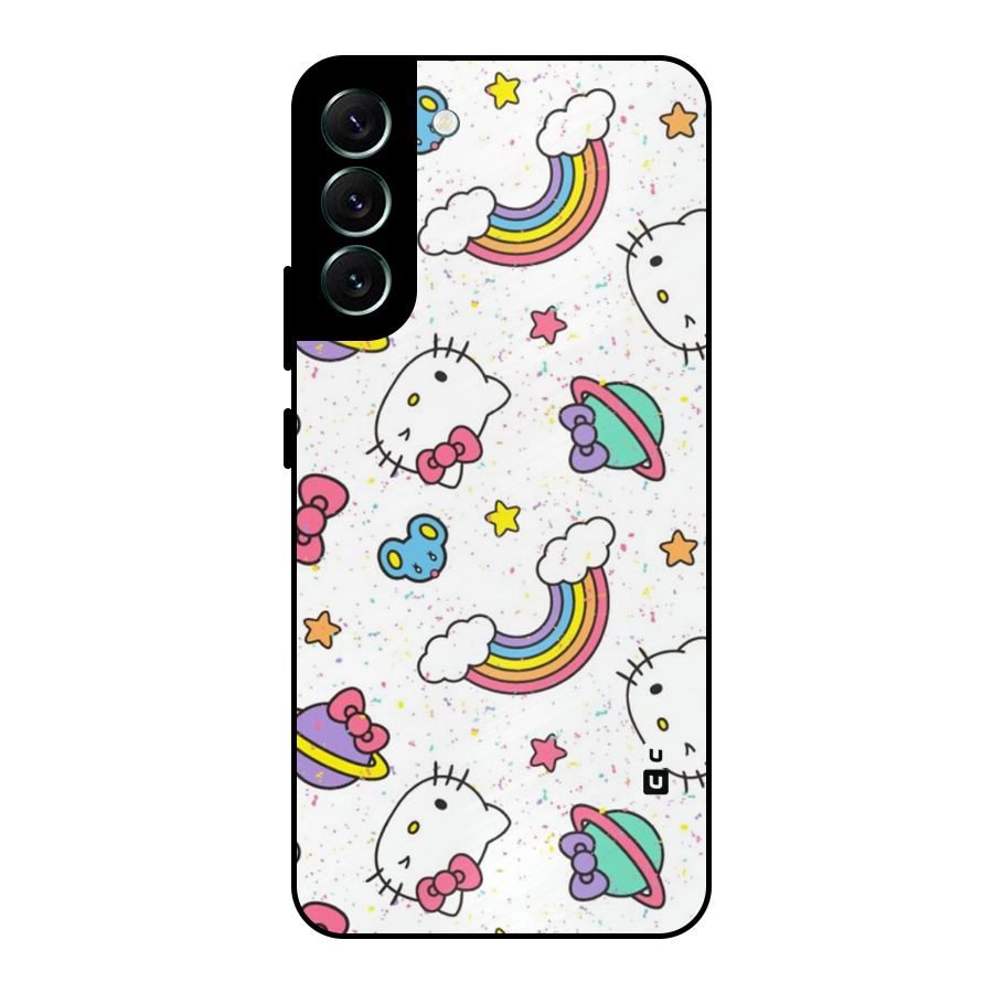 Rainbow Kit Tee Metal Back Case for Galaxy S22 Plus 5G