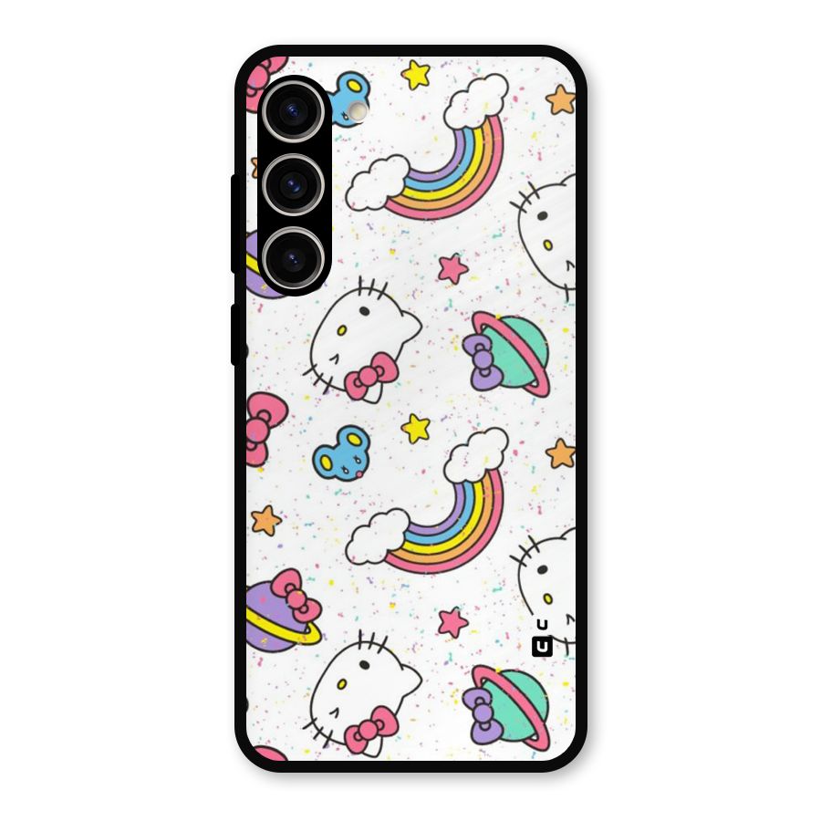 Rainbow Kit Tee Metal Back Case for Galaxy S23 Plus