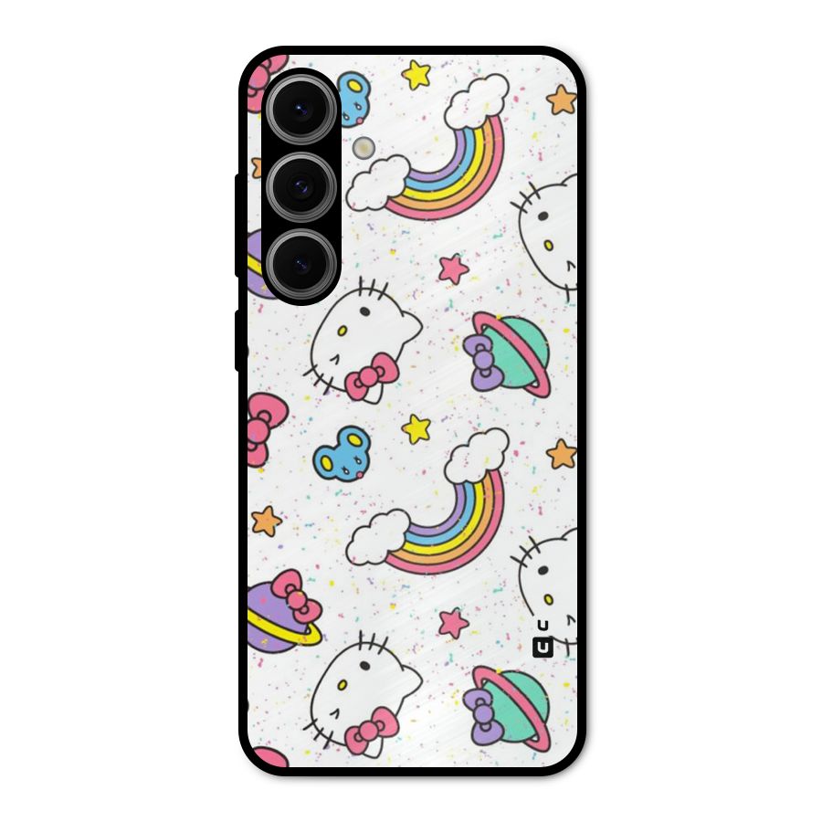 Rainbow Kit Tee Metal Back Case for Galaxy S24 FE