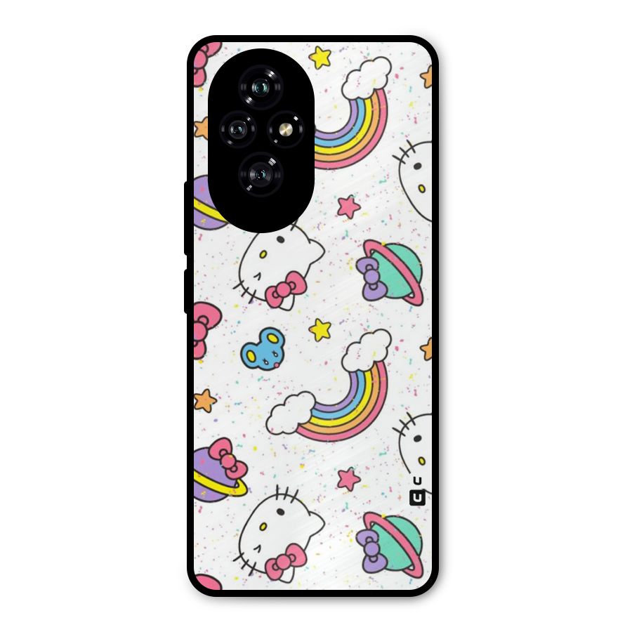 Rainbow Kit Tee Metal Back Case for Honor 200