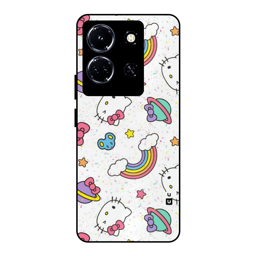Rainbow Kit Tee Metal Back Case for Infinix Note 30 5G