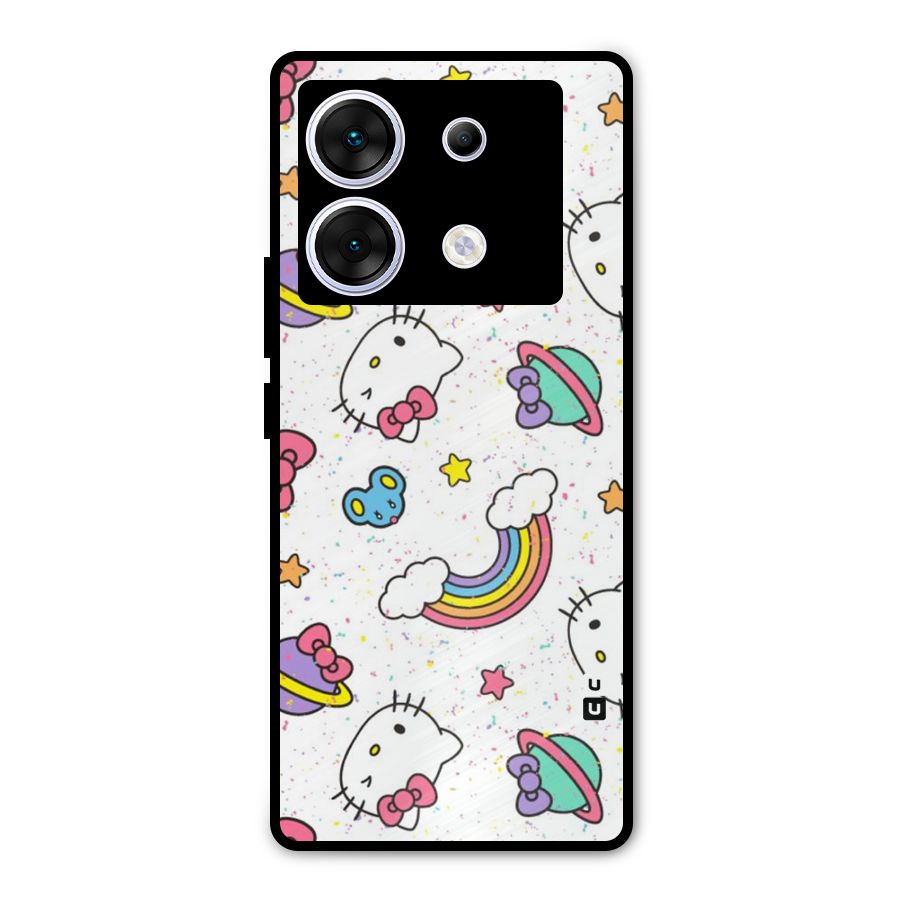 Rainbow Kit Tee Metal Back Case for Infinix Zero 30 5G