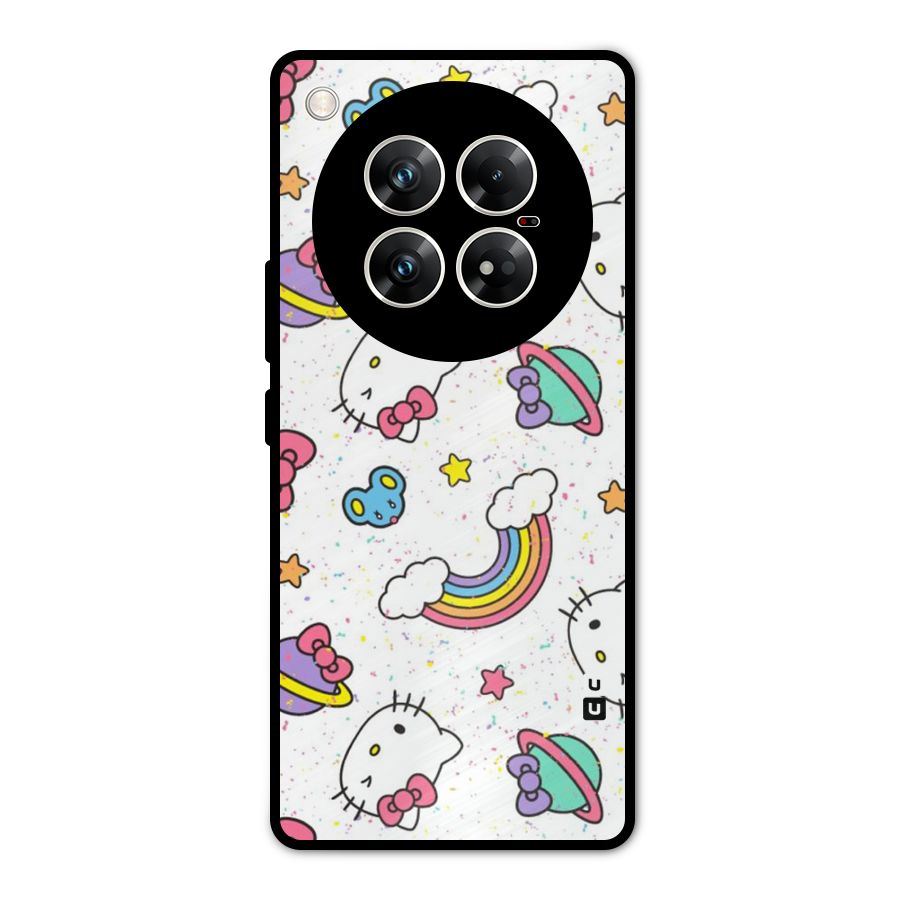 Rainbow Kit Tee Metal Back Case for Infinix Zero 40 5G