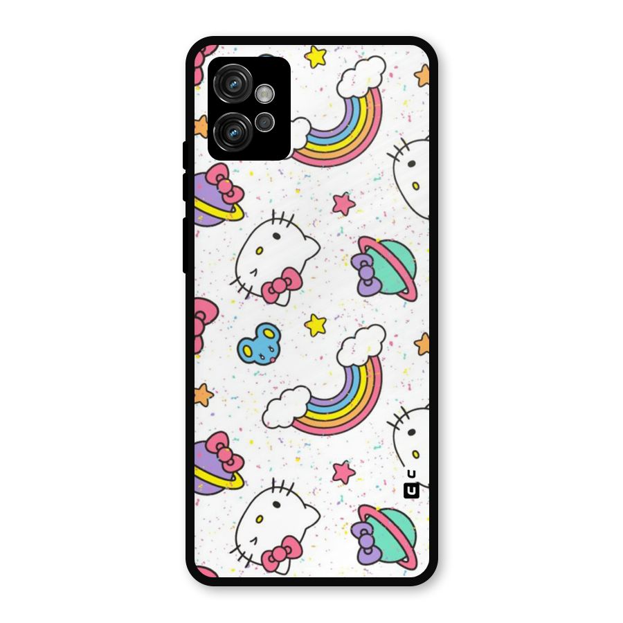 Rainbow Kit Tee Metal Back Case for Moto G32