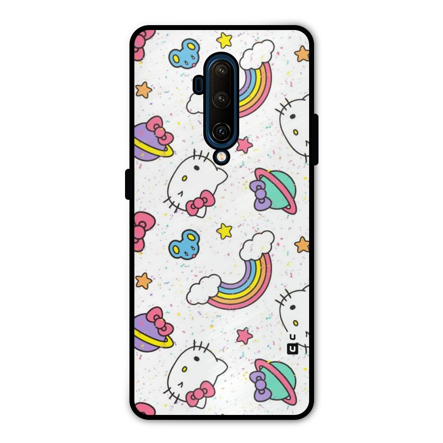 Rainbow Kit Tee Metal Back Case for OnePlus 7T Pro