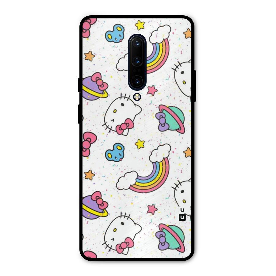 Rainbow Kit Tee Metal Back Case for OnePlus 7 Pro